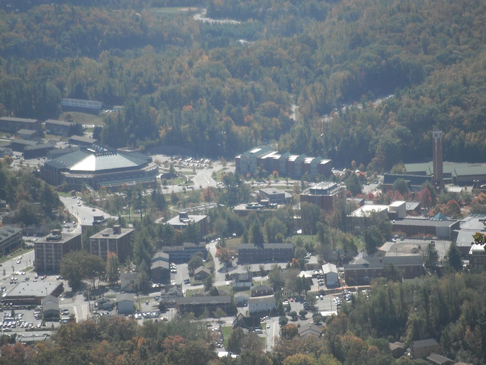 Appalachian State University and Boone, N.C., seen from Howard's Knob. (File photo)