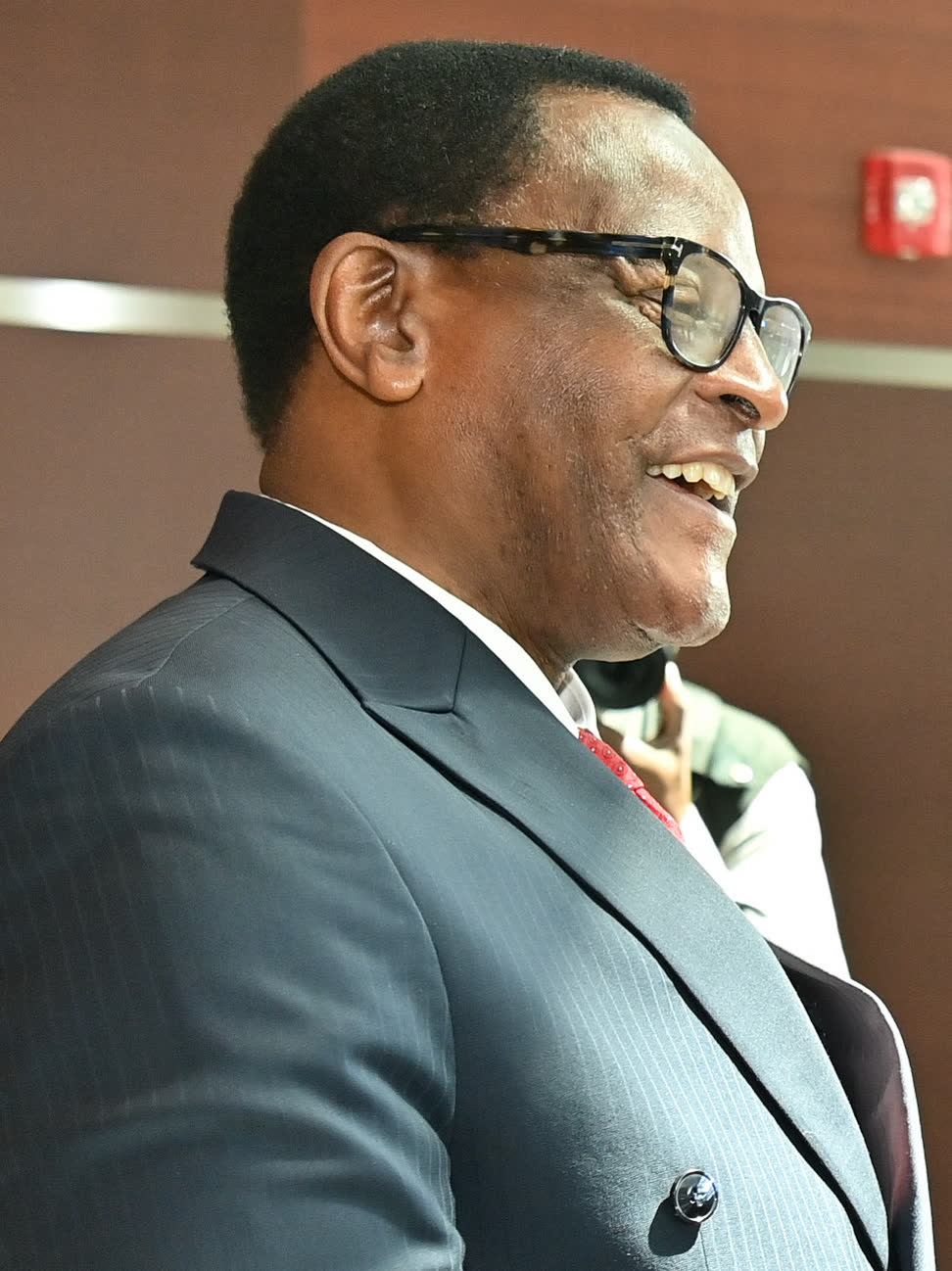 Lazarus Chakwera, former president of Malawi, in 2023. (File photo)