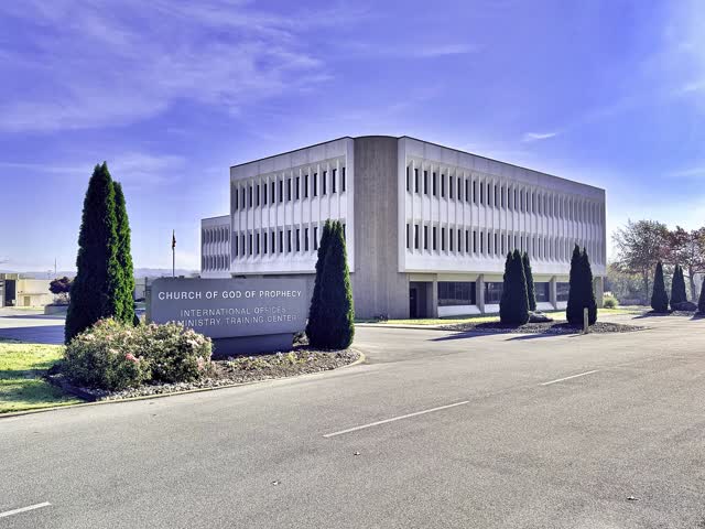 The Church of God of Prophecy international offices in Cleveland, Tenn. (File photo)