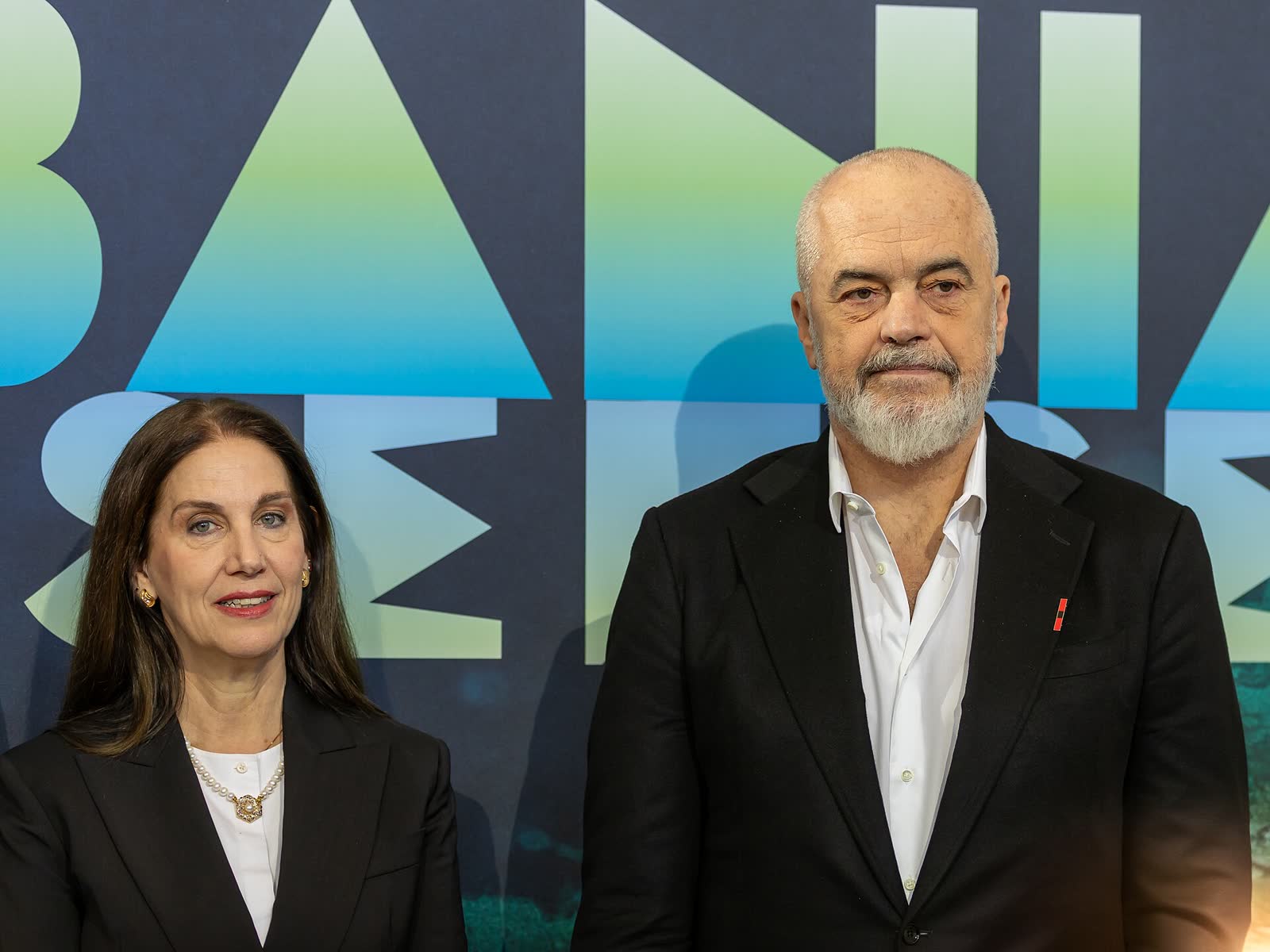Albanian Prime Minister Edi Rama at a 2025 press conference in Berlin. (File photo)