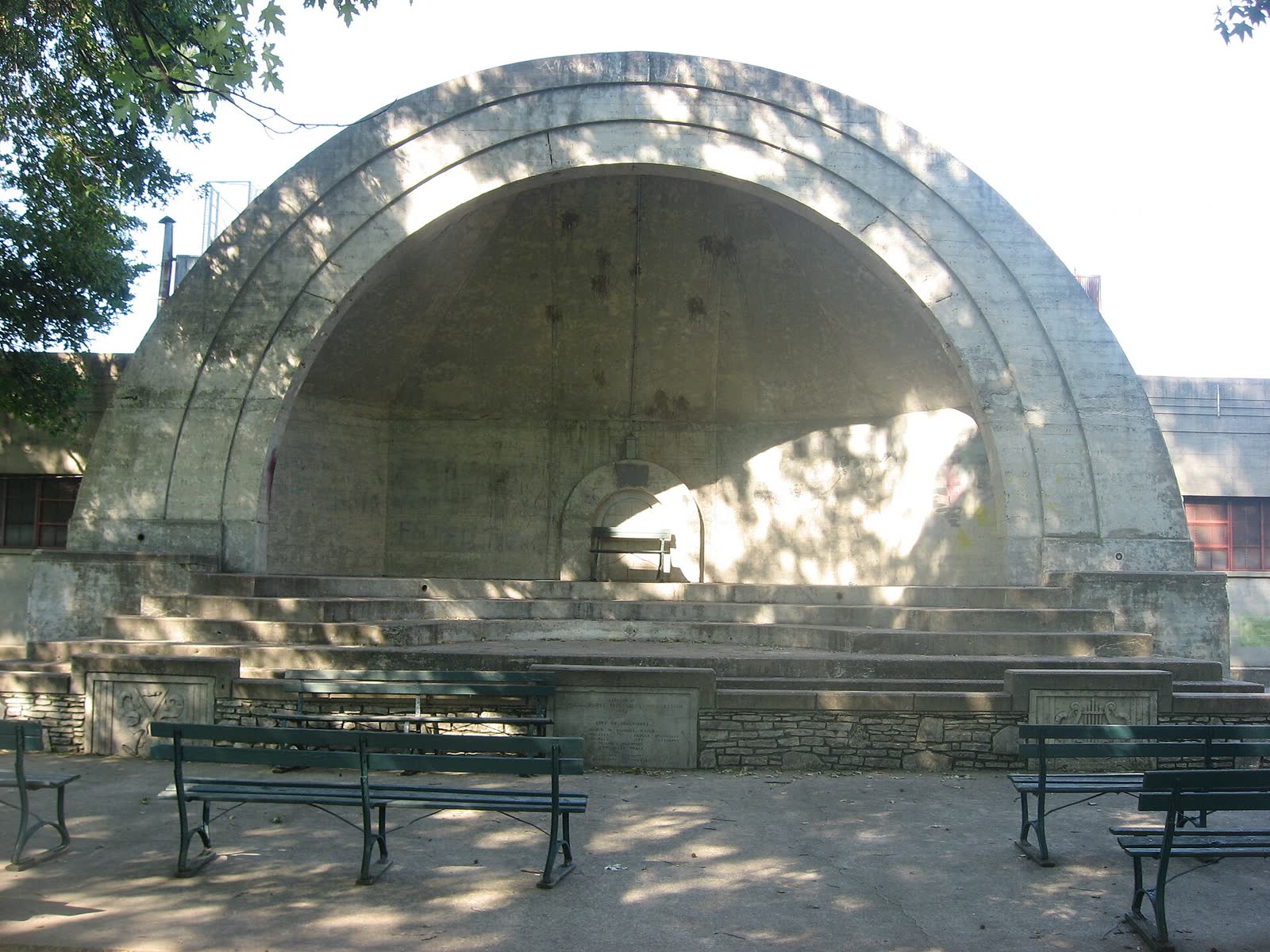 The bandshell in Gregg Park in Vincennes, Ind. (File photo)