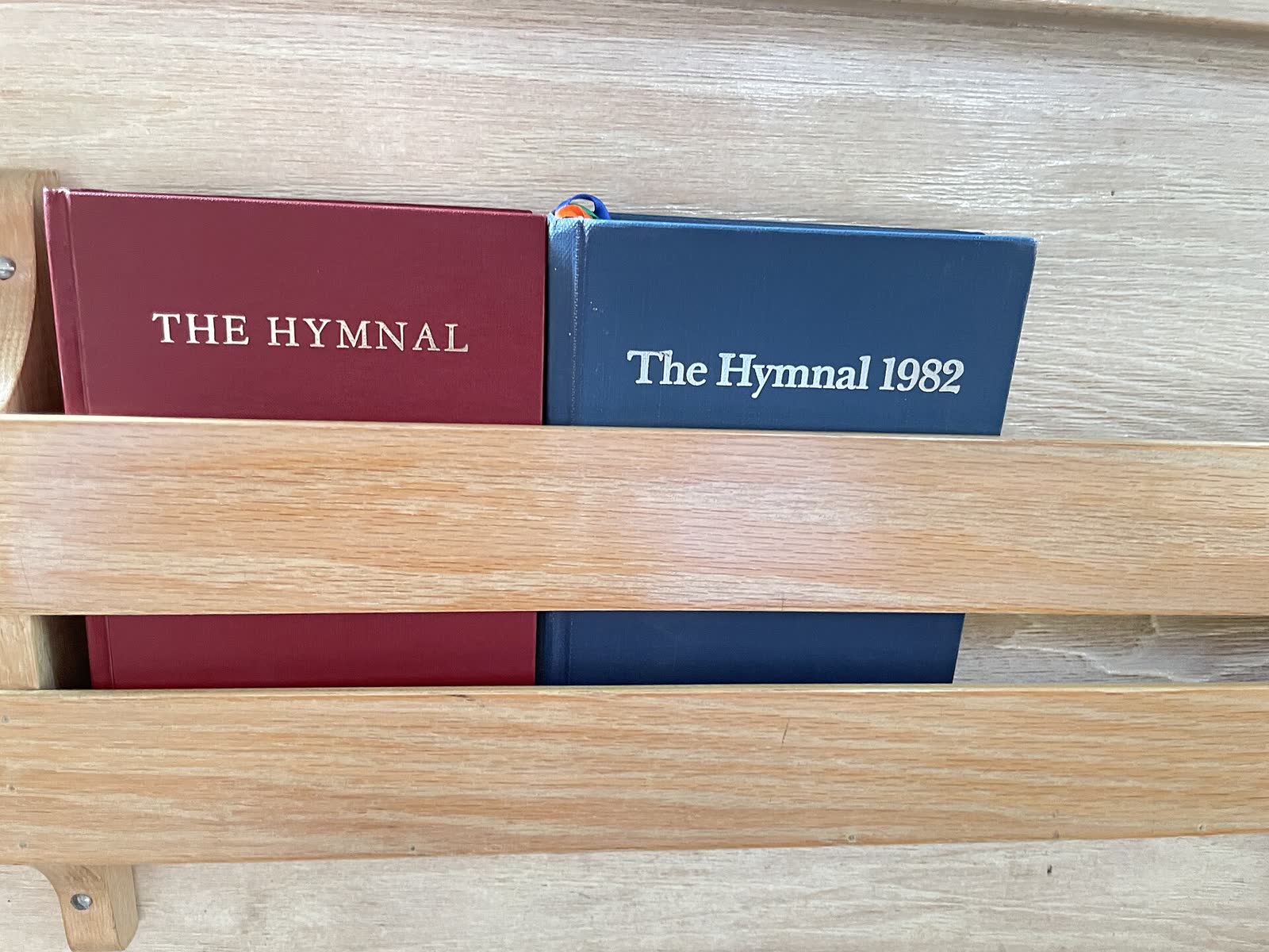 Two church hymnals. (File photo)
