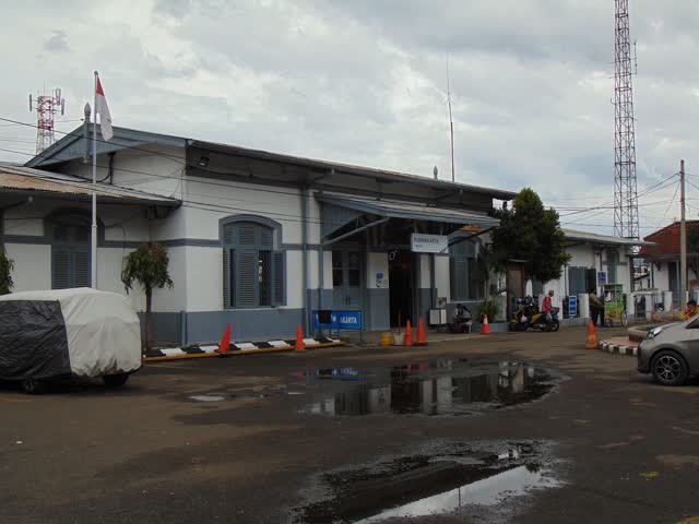 Purwakarta railway station in West Java, Indonesia. (File photo)